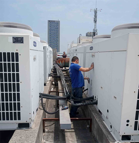 香格里拉中央空调制热和不制冷系统维修方法